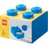 LEGO Schreibtischschublade 4, Aufbewahrungsbox Blau, Noppen