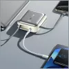 Tragbare Powerbank Awei C03 20000mAh mit 45W Ausgang und integriertem USB-A/USB-C Kabel