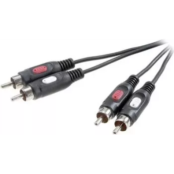 SpeaKa Professional SP-7869760 Audiokabel 0,5 m 2 x RCA Schwarz (SP-7869760)