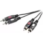 SpeaKa Professional SP-7869760 Audiokabel 0,5 m 2 x RCA Schwarz (SP-7869760)