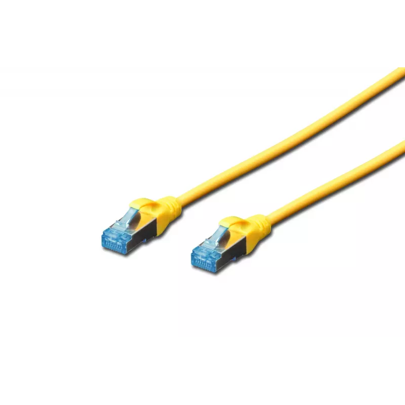 Netzwerk-Patchkabel DIGITUS CAT 5e SF/UTP, 3 m, RJ-45 auf RJ-45, gelb