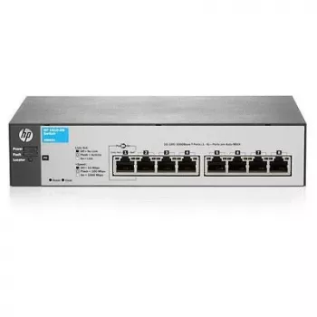 Netzwerk-Switch HP Enterprise 1810-8G — 8-Port Gigabit Ethernet, unmanaged, Modell J9802-61001-RFB