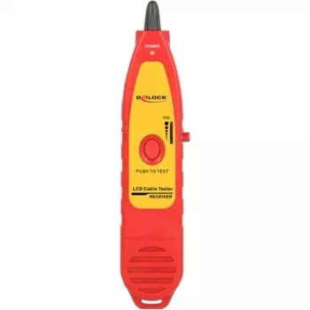 Netzwerkkabeltester DeLOCK 86109 Rot Gelb