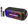 Tragbarer Mono-Bluetooth-Lautsprecher BLOW 30-392# – 6.000 mAh Akku, 6,5 W RMS, Bluetooth 5.0, MicroSD, AUX, Micro-USB, 2 Lautsprecher, schwarz
