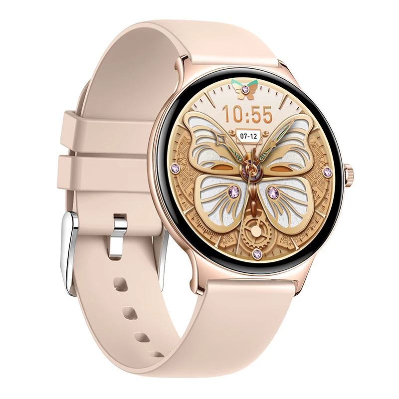 Smartwatch Colmi V89 Gold mit Bluetooth und Herzfrequenzmesser