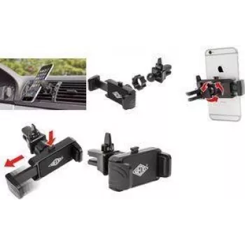Smartphone-Halterung WEDO Clip-it 6006101 — verstellbare Klemme, schwarz