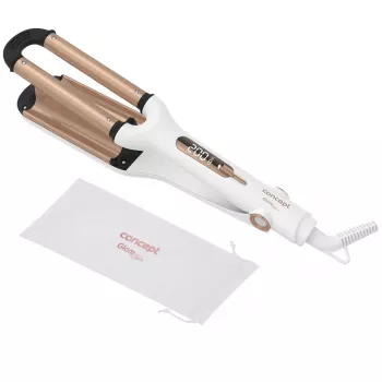 Lockenstab Concept GLAM Style KT2140 — 100 W, 120–200 °C, 9 Hitzestufen, 1,8 m drehbares Kabel, gold