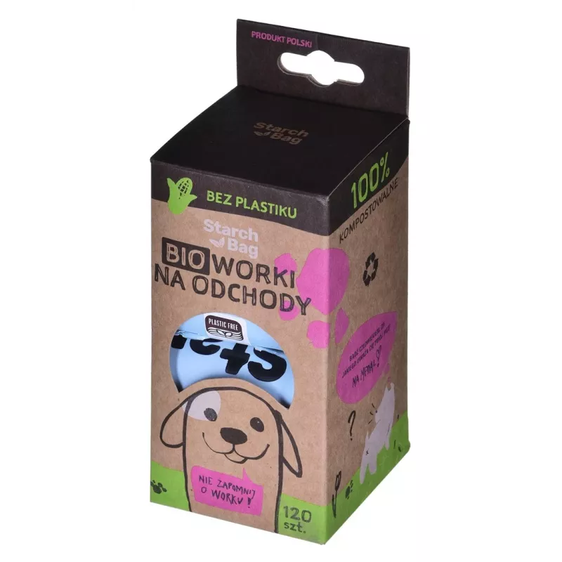 STARCH BAG - Hundekotbeutel - 8 x 15
