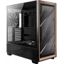 Antec 0-761345-10133-2 Computergehäuse Midi Tower Schwarz Holz