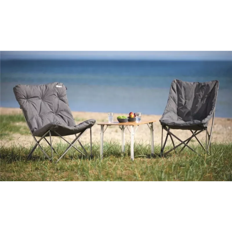 Campingstuhl Outwell Tally Lake — 4 Beine, max. Belastung 120 kg, Gewicht 4,9 kg, 620×650 mm