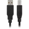 USB 2.0 Kabel, USB-A Stecker > USB-B Stecker (schwarz, 2,0 Meter)