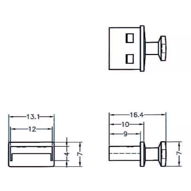 Buchsen-Schutzkappe USB Typ-A DeLOCK 64009