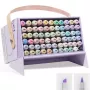 Doppelseitige Marker-Stifte Arrtx LC303663 — 66 Pastellfarben, Marker mit zwei Spitzen