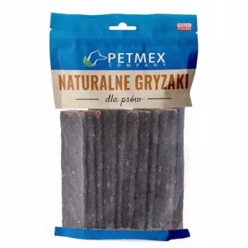 Hundeleckerlis PETMEX Wild Boar Stripes 200g — Wild hypoallergene Kaustreifen, Protein 37,9%, Fett 23,4%