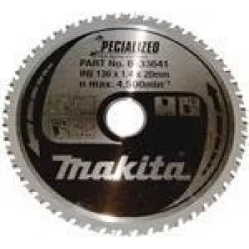 Makita Spezialisiert - Kreissägeblatt - für Metall - 136 mm - 50 Zähne (B-33641)