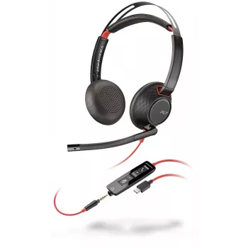 Headset POLY Schwarzwire 5220