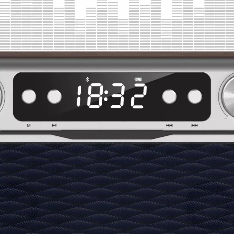 Tragbares Radio MANTA RDI917PRO mit Bluetooth und USB-Wiedergabe