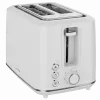 Elektrischer Toaster, weiß, 220-240V, 50-60Hz, 920-1080W, 2 Schlitze, 3 Modi, 7 Bräunungsstufen