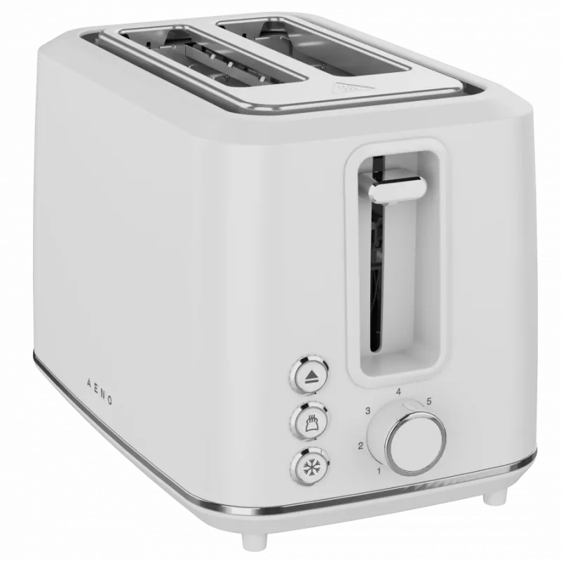 Elektrischer Toaster, weiß, 220-240V, 50-60Hz, 920-1080W, 2 Schlitze, 3 Modi, 7 Bräunungsstufen