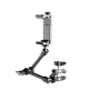 Smartphone-Halterung deeper ITGAM0026 für Kajak und Boot – Aluminium, einstellbarer Winkel, C-Klemme bis 41 mm, Telefonabstand 65–95 mm