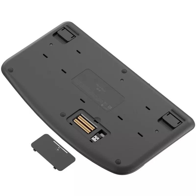 Wave Keys wireless ergonomic Tastatur - GRAPHITE - NLB - 2.4GHZBT - NA - CENTRAL-419 - UNIVERSAL
