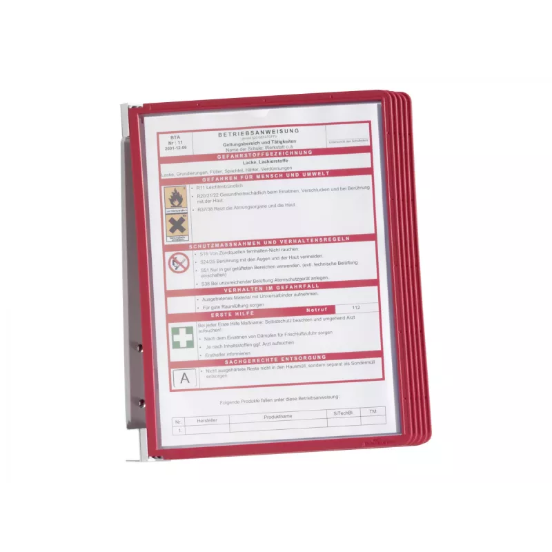 Dokumenten-Display-Karussell Hochformat A4 Durable 5551-03