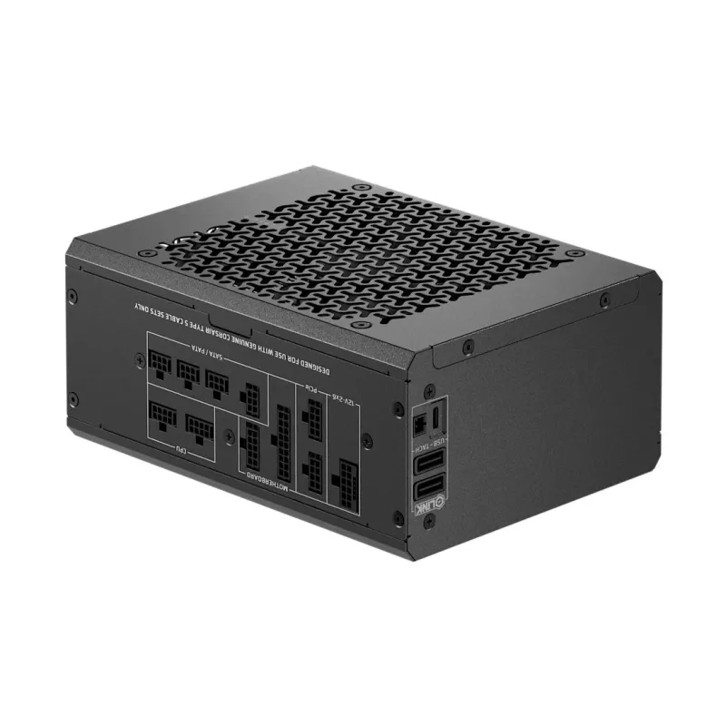 Netzteil CORSAIR HX1200i 1200 W ATX 24-Pin 80 PLUS Platinum, aktive Kühlung (140 mm), schwarz