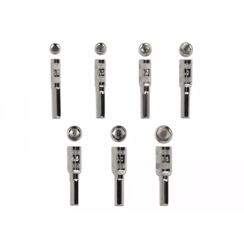 Schraubendreher-Set DeLOCK 90551 8-tlg. Außensechskant-Hohlschaft 2,5 - 5,5 mm