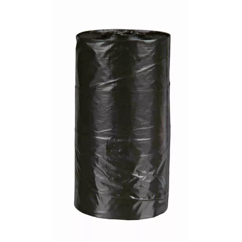 Trixie Kotbeutel Poop Bags 2332, Kunststoff, schwarz, 4 Rollen × 20 Stück (80 Beutel)