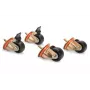 Castor wheels Digitus DN-19 CASTOR-OR Schwarz Bronze 250 kg