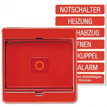 JUNG 561 GL RT - Rot - Thermoplast - 71 mm - 71 mm - 1 Stück(e)