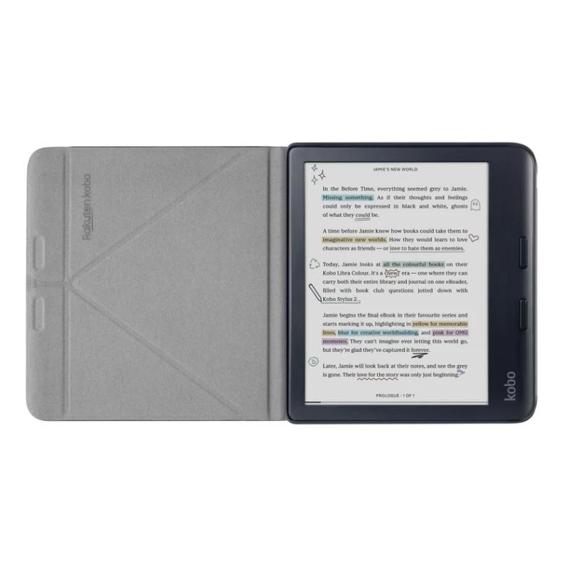 Folio Case Rakuten Kobo SleepCover 17,8 cm Schwarz