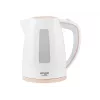 Adler AD 1264 Elektrischer Wasserkocher 1,7 L 2200 W Haselnuss Weiß