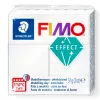 Modelliermasse FIMO effect weiß transluzent 8010-014 — transluzenter Weißeffekt, weiche Polymerton, 57 g Riegel