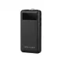 Powerbank RealPower PB-10000 Plus 10.000 mAh 20 W 2×USB-A 1×USB-C schwarz