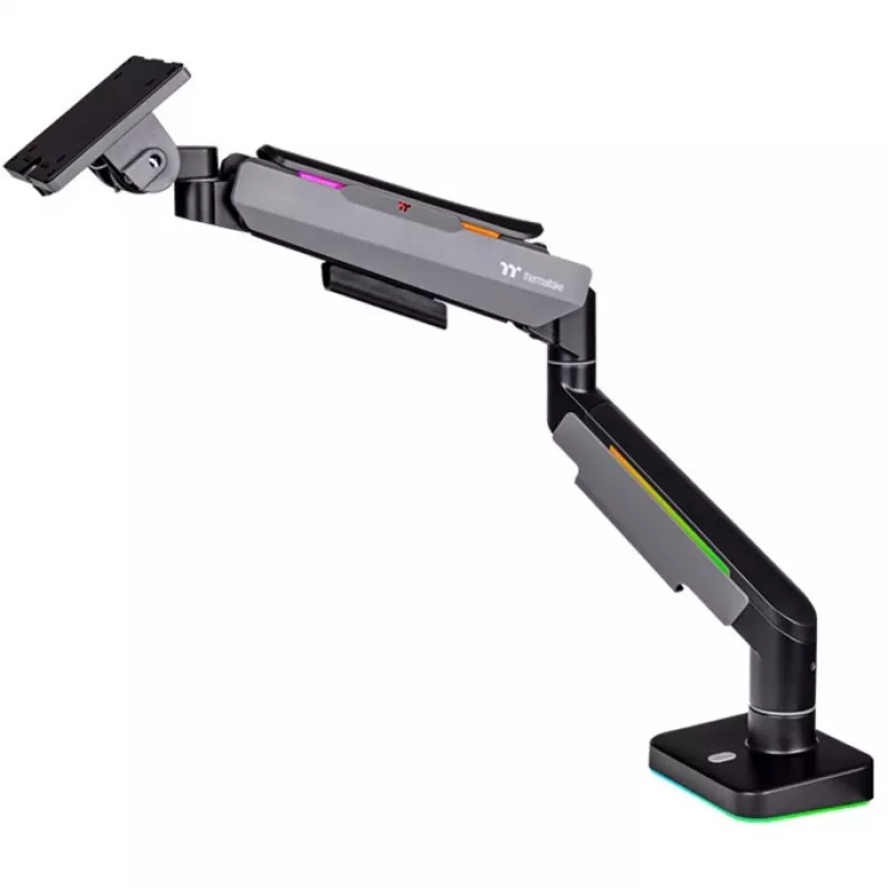 Thermaltake GEA-MSR-SMSBLK-01 Monitorhalterung 124,5 cm 49 Zoll Tisch Schwarz Grau