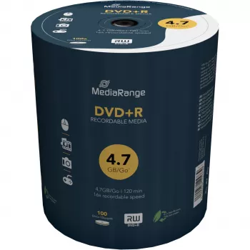 MEDIARANGE 100 x DVD+R - 4,7 GB (120 Min.) 16x