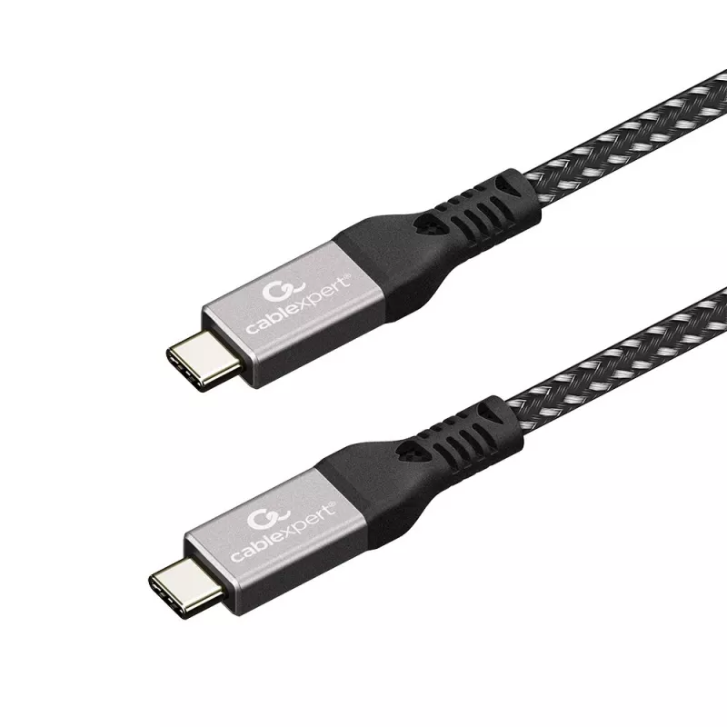 USB-C auf USB-C Kabel GEMBIRD CCBP-USB4-CMCM240 1,5 m, USB4 Gen 3x2, 40 Gbit/s, 240 W, schwarz