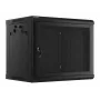 Wandmontierbarer Schrank LANBERG WF01-6409-23B 9U, 60 kg, IP20, 600×450×512 mm, schwarz