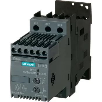 Siemens Sanftanlasser Motorleistung bei 400 V 7,5 kW Motorleistung bei 230 V 4 kW 400 V/AC Nennstrom 17,6 A 3RW3018 (3RW3018-1BB14)
