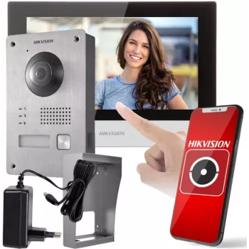 Hikvision Video-Türsprechanlagen-Set DS-KIS703Y-P