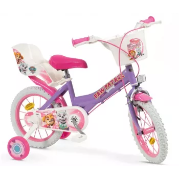 Kinderfahrrad 14 Paw Patrol Lila 1480 Mädchen TOIMSA