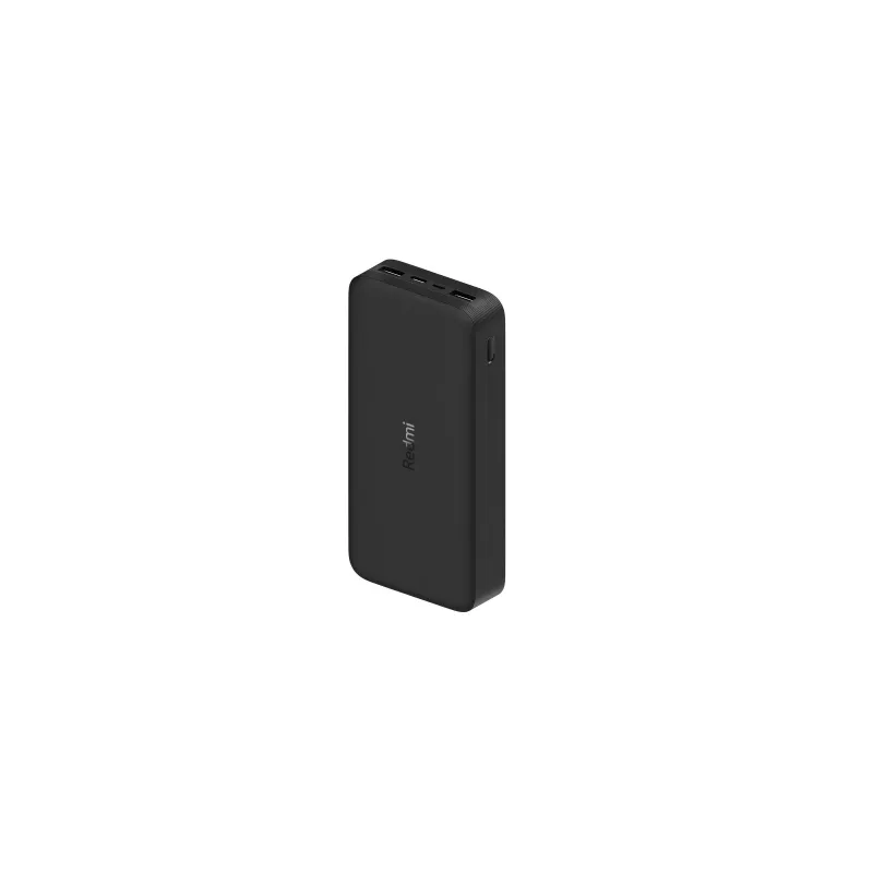 Xiaomi Mi 20000mAh Redmi Power Bank: 2 USB-A-Anschlüsse, Schnellladung für zwei Geräte gleichzeitig, Dual Micro-USB/USB-C-Eingang, tragbarer Akku für Mobilgeräte
