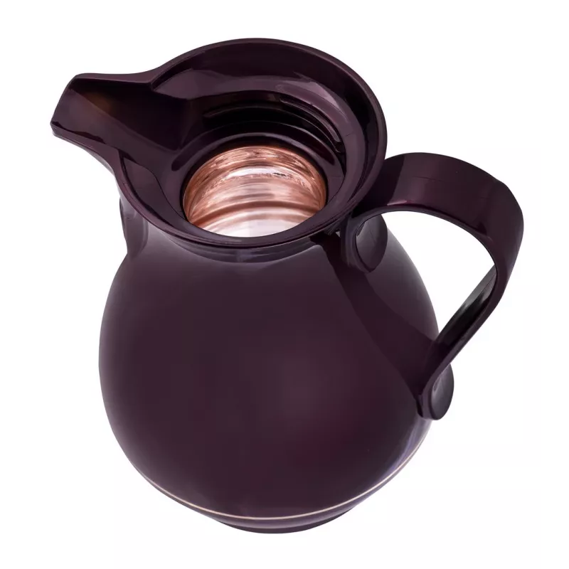Isolierflasche ROTPUNKT 330-16-04-0 1 L, Kirschrot, hält heiß 24 h, kalt 36 h