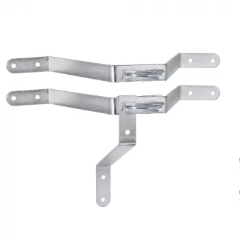 Extralink K250 Mastmontagehalterung, 250 mm, mit M8-Schellen, Stahl, verzinkt