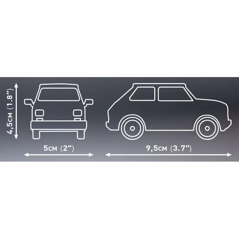 Baukasten Cobi Youngtimer Collection Fiat 126p el 24531 — 150 Teile