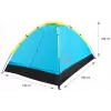Zelt PROMIS NT60 2-Personen Camping-Iglu wasserdicht mit Moskitonetz
