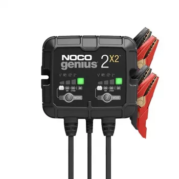 Batterieladegerät NOCO GENIUS2X2 4A 2-Bank, 4A gesamt, zwei unabhängige Ausgänge