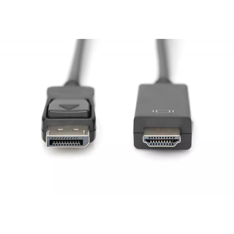 Adapterkabel DisplayPort 1.2 mit Verriegelung 4K 60Hz UHD Typ DP/HDMI A M/M schwarz 2 m