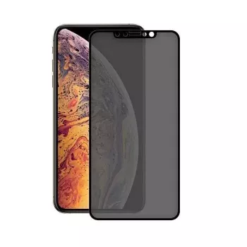 Gehärtetes Glas Displayschutz Devia Real Series für iPhone XS Max 3D Full Screen Schwarz